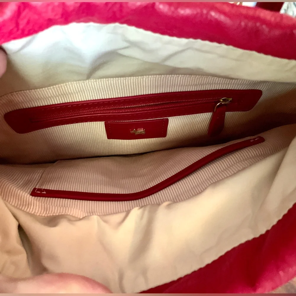 ✨NWOT! RADLEY LONDON Leather Drawstring Bucket Bag - Picture 6 of 9